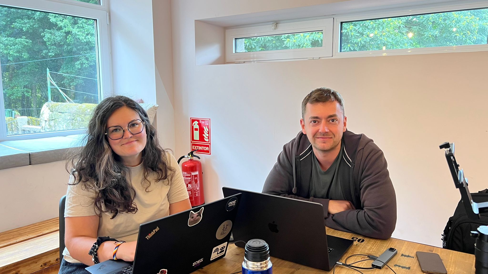 Equipo de comunicación: Ana y Pablo